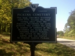 This historical marker is on Three and Twenty Road near Easley, S.C.