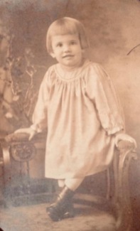 My Aunt Louise as a young girl.
